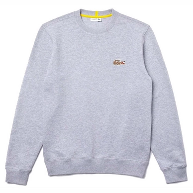 Lacoste pull gris best sale